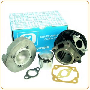 CILINDRO (FERRO) C/COLAÇA Ø55mm-102c.c.(6 TRANSFERES) PARA VESPA 50S-PK50-APE 50 «OLYMPIA»