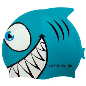 Touca de Silicone Cetus Natação Peixe