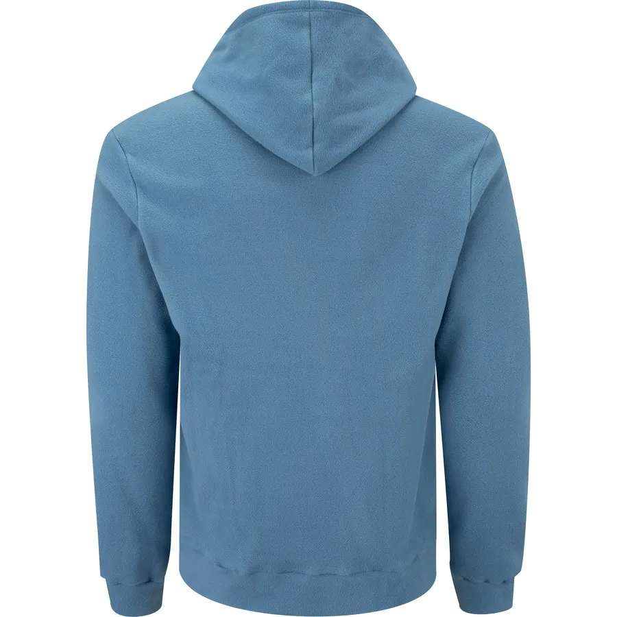 Blusa Fleece Salomon Polar Hoodie Masculino Azul Copen - Image 3