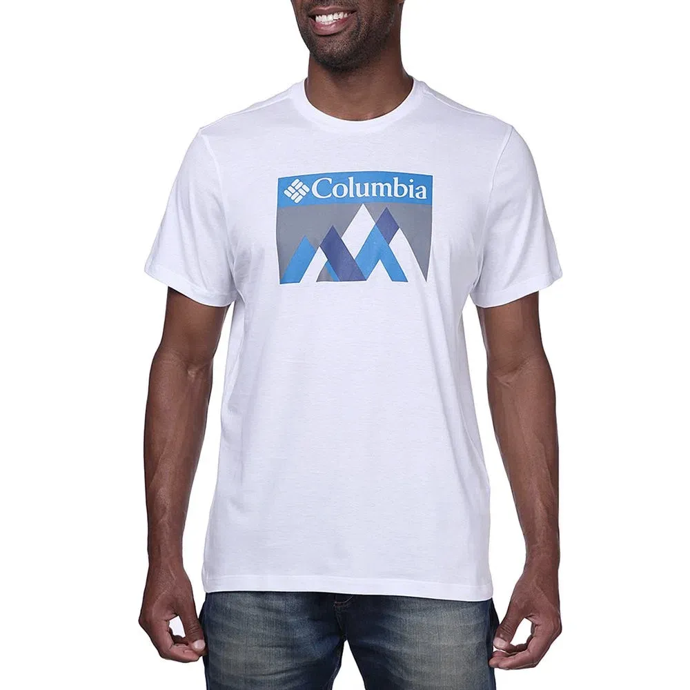 Camiseta Columbia Peak Fun Branco Mas