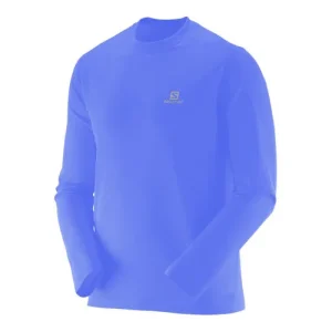 Camiseta Salomon Sonic LS UV Masc Azul