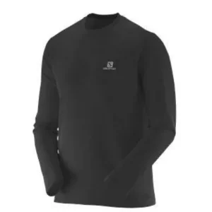 Camiseta Salomon Sonic LS UV Masc Preta