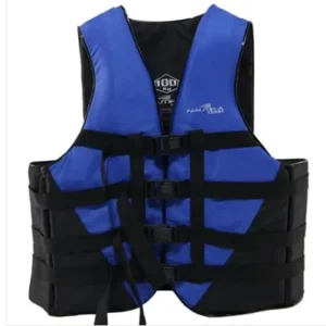 Colete Salva Vidas NTK Coast 100Kg Azul com Preto