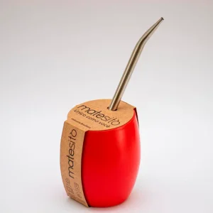Cuia Matesito Campeira Vermelho