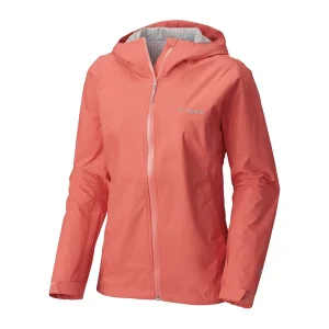 Jaqueta Impermeável Columbia Evapouration Fem Red Coral