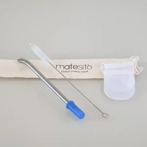 Bomba de Chimarrão Matesito Azul Marinho