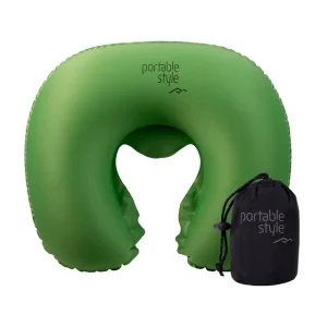 Travesseiro de Pescoço Inflável Portable Style Camping